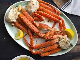 snow crab dinner